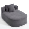 Oversized Chaise Lounge Sofa Bed With Deep Seat And Soft Pillows