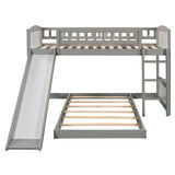 Functional Bunk Bed With Convertible Ladder And Slide