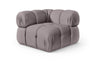 Orin - Velvet Performance Fabric Upholstered Modular Corner Chair