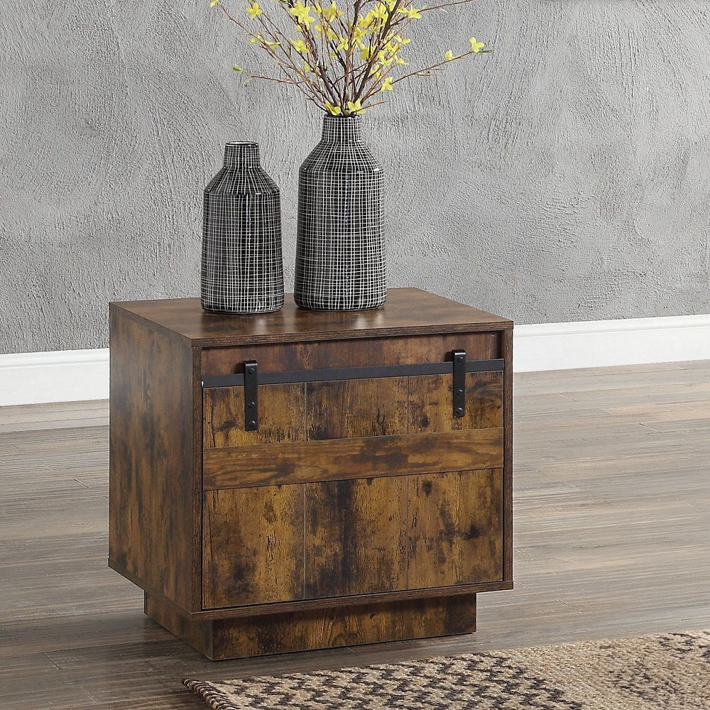 Bellarosa - End Table (Same As 88042) - Rustic Oak