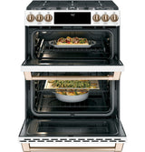 Caf(eback)(TM) 30" Smart Slide-In, Front-Control, Dual-Fuel, Double-Oven Range with Convection - (C2S950P4MW2)
