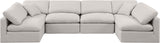 Indulge - Linen 6 Piece Modular U-Shaped Sectional