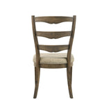 Parfield - Side Chair Set of 2) - Fabric & Weathered Oak