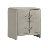 Aria - 2 Drawer Nightstand - Beige