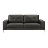 Faelin - Leather Sofa With Tufted Back