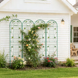 Metal Garden Trellis Rustproof Trellis For Climbing Plant Outdoor Flower Support