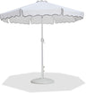 Amalfi - Patio Umbrella - White Base / White Pole