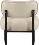 Vetra - Vegan Leather Upholstered Accent Chair With Black Base