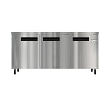 72 in. Three Door Commercial Undercounter Refrigerator 18 cu. ft. (KM-UCR-3DSS)