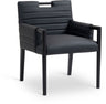Aimee - Dining Arm Chair - Black Legs