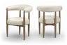 Sable - Vegan Leather Upholstered Dining Chair (Set of 2) - Brown Base