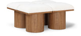 Pavilion - 4 Piece Modular Bench With Brown Base