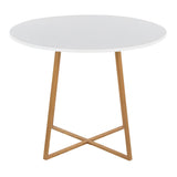 Cosmo - Dining Table - Natural Wood Metal Base
