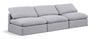 Indulge - Linen 3 Seat Modular Armless Sofa