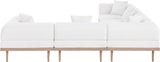 Laguna - 5 Piece 106.5" Upholstered Outdoor Patio Modular Sectional