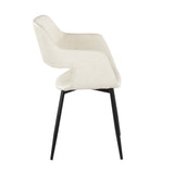 Margarite - Dining / Accent Chair - Black Metal (Set of 2)