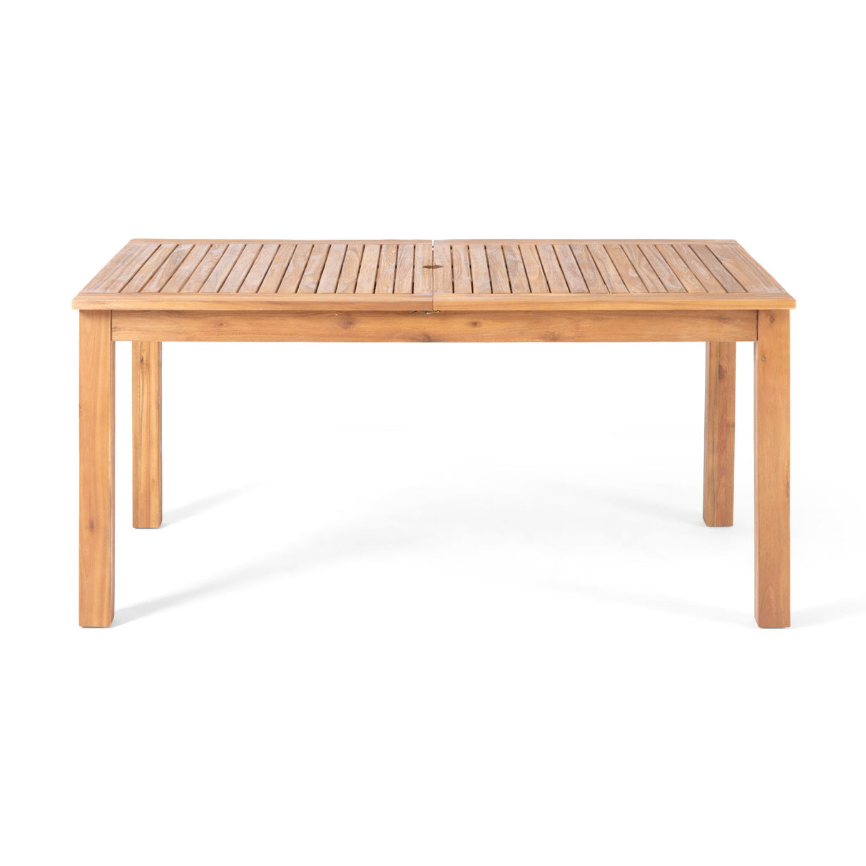 Outdoor Expandable Dining Table With Square Legs