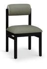 Roundhill - Faux Leather Dining Chair (Set of 2) - Black Frame