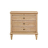 3 Drawer Nightstand With Charging Station, Bedside Table With USB & Type C Port And 2 AC Outlets