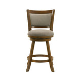 Aiden - Modern Farmhouse Swivel Wood Counter Height Kitchen Bar Stool