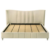 Evelyn - Upholstered Panel Platform Bed