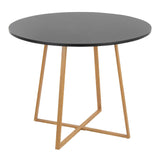 Cosmo - Dining Table - Natural Wood Metal Base