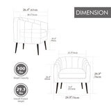 3 Piece Living Room Furniture Set Sofa & Armchairs