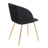 Luna - Pleated Contemporary Chair (Set of 2)