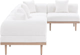 Laguna - 5 Piece 106.5" Upholstered Outdoor Patio Modular Sectional