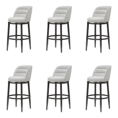 Eunice - Faux Leather Upholstered Swivel Barstool