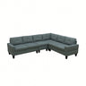 Modular L - Shaped Sectional Sofa 6 Seater 4 Piece Couch With Chaise