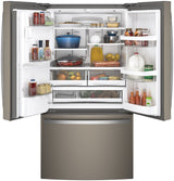 GE GFE28GMKES - 36 in. 27.7 cu. ft. French Door Refrigerator with Ice & Water Dispenser - Fingerprint Resistant Slate