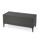 Rupert - Storage Unit Resin Wicker Outdoor