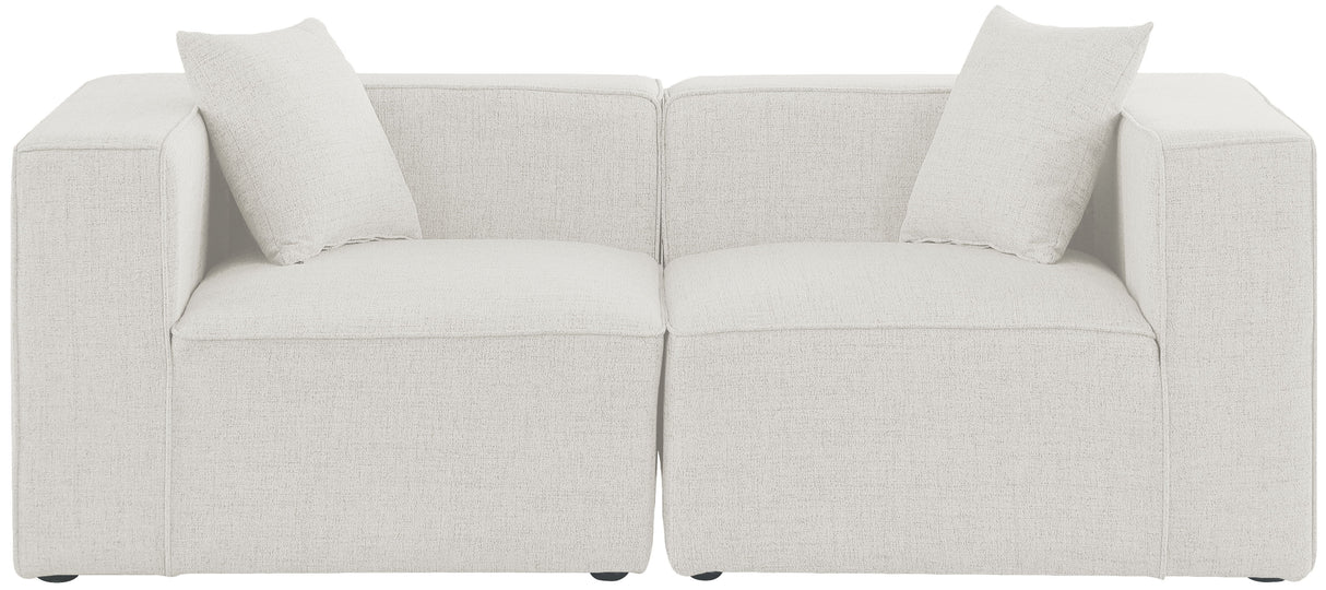 Cube - Linen Modular 2 Seat Sofa