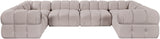 Orin - 6 Piece Modular Sectional (2 Modular Chairs, 4 Corner Chairs)