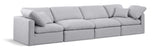 Indulge - Linen 4 Seat Modular Sofa