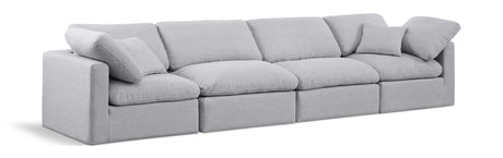 Indulge - Linen 4 Seat Modular Sofa
