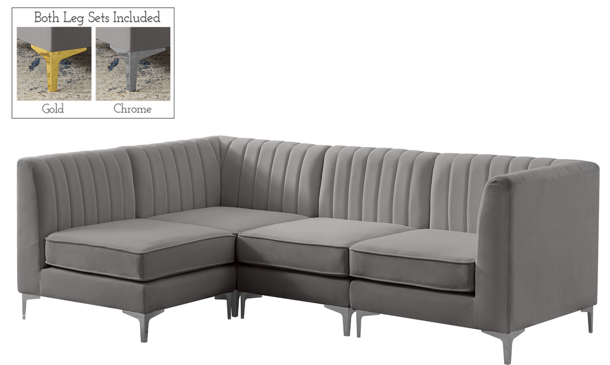 Alina - 4 Piece Modular L-Shaped Sectional