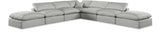 Comfy - 7 Piece Linen Modular Corner Sectional