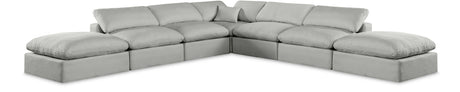 Comfy - 7 Piece Linen Modular Corner Sectional