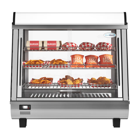 26 in. Glass Countertop Display Warmer, 6.5 cu. ft. in Stainless Steel (HDC-3C-SS)