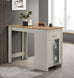 Alonzo - Small Space Counter Height Dining Table With Cabinet And Drawer Storage