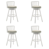 Harper - 26" Amber Glow Counter Height Rubberwood Swivel Barstool