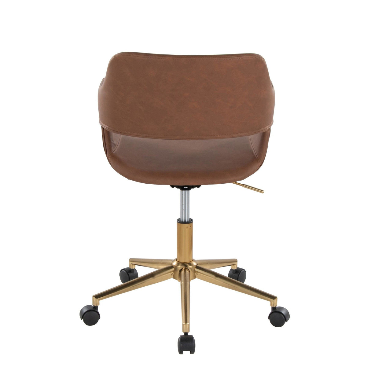 Margarite - Task Chair - Gold Metal