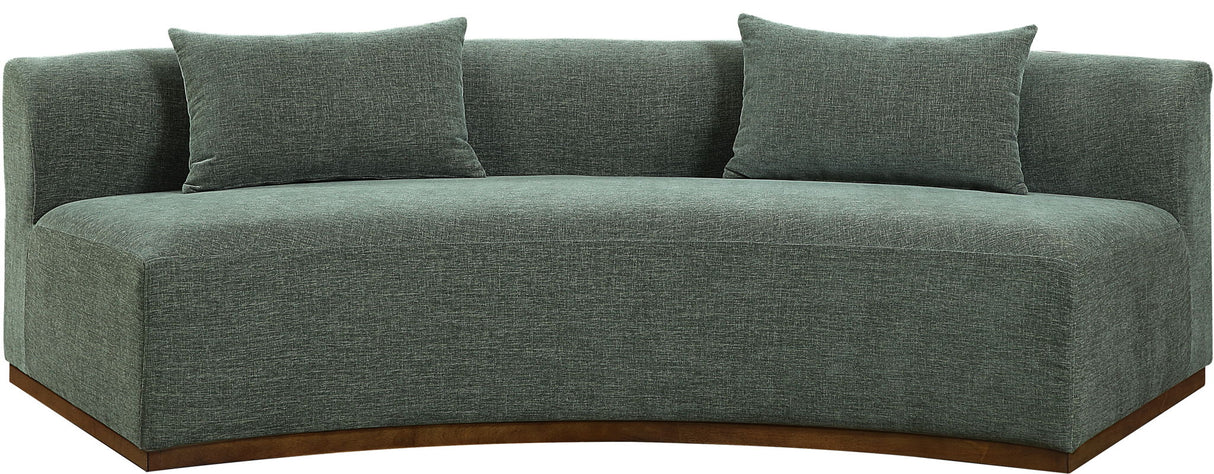 Avanti - 104" Chenille Fabric Upholstered Sofa