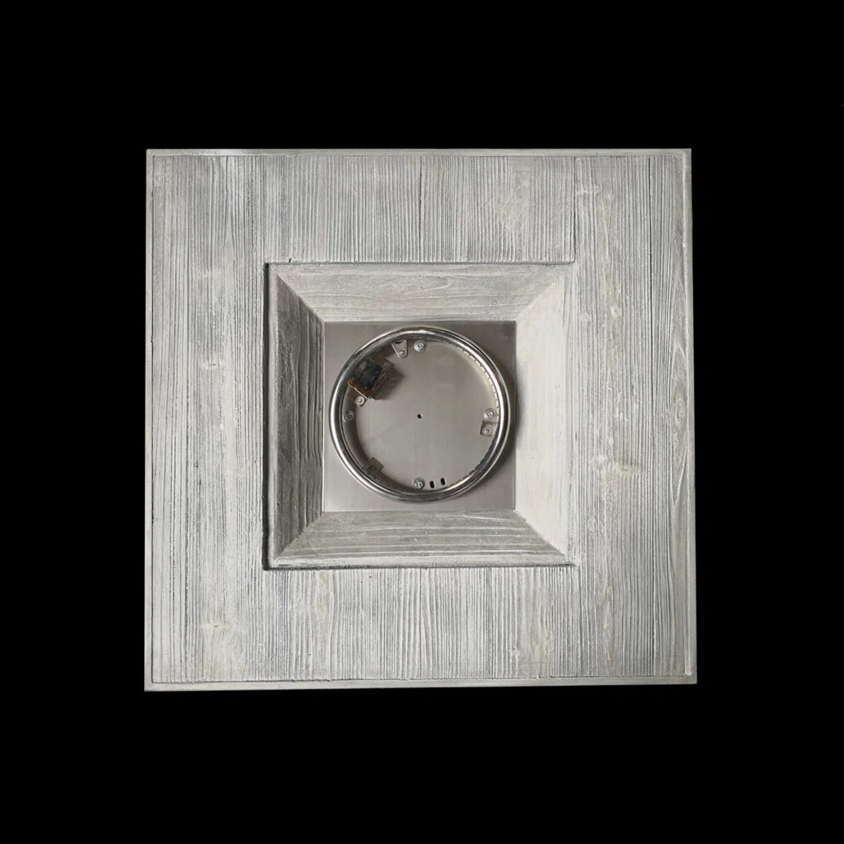 Reinforced - Propane Fire Pit Table - Black / Gray