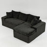 Modular Sofa, Convertible Twin Seat With Chaise Lounge