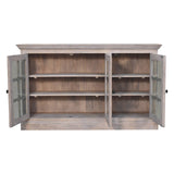 Triple Glazed Cabinet - Gray