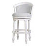 Barrel Back Stool With Swivel
