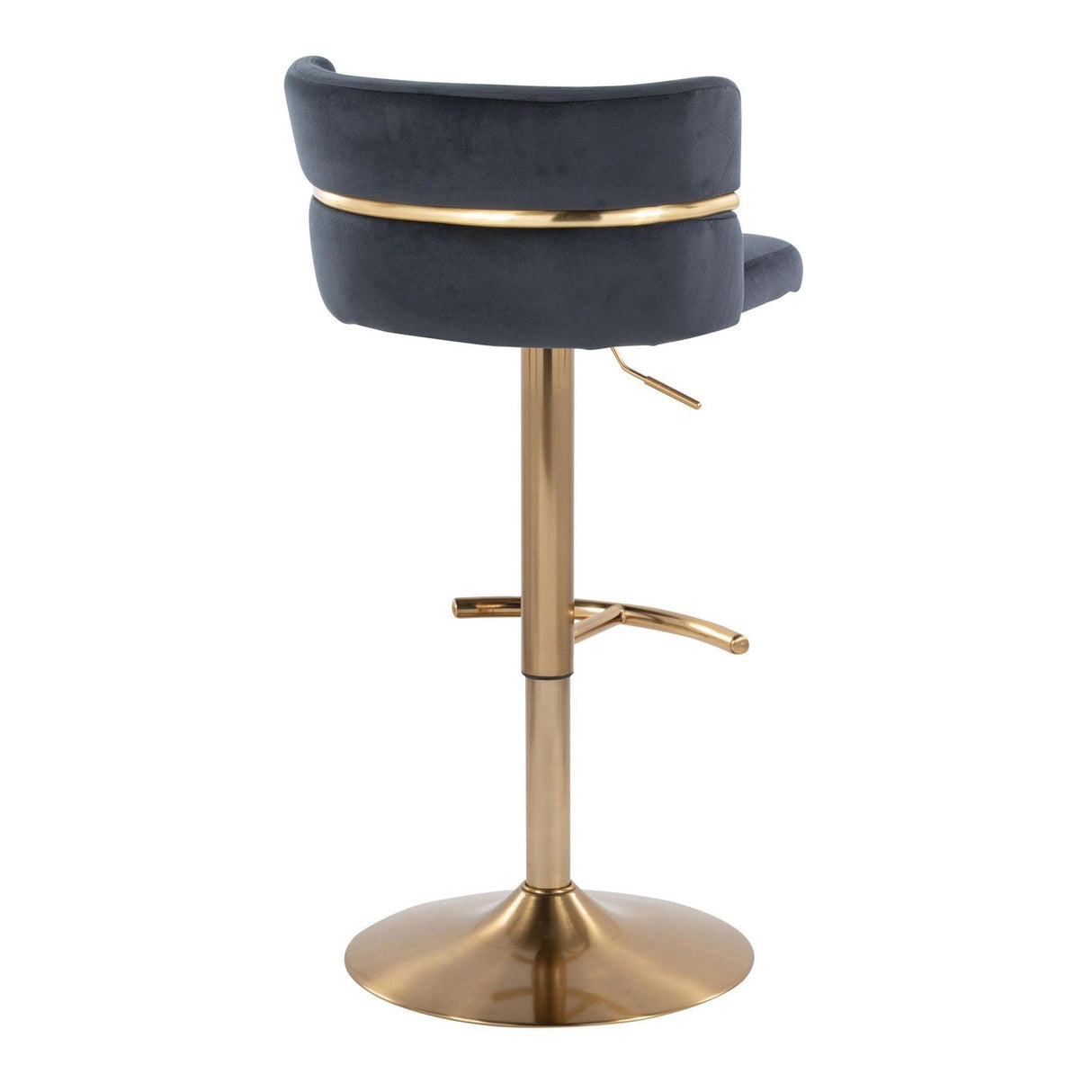 Cinch - Adjustable Barstool (Set of 2) - Gold Base
